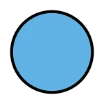 Blue Circle SVG Icon